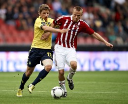 Jens Stryger Larsen og Rasmus Würtz i duel